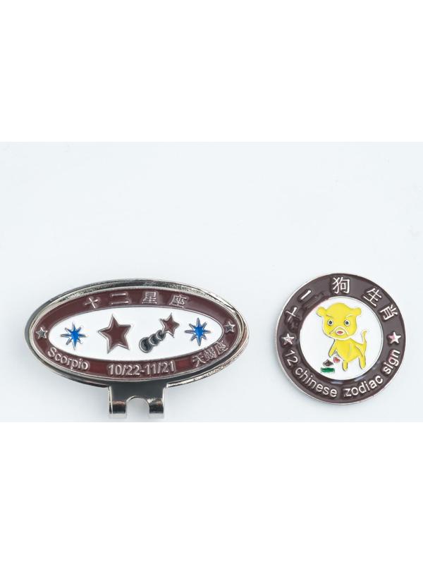 Подарочный набор PGM 3 в 1: брелок, вилка-маркер, подставка для мяча