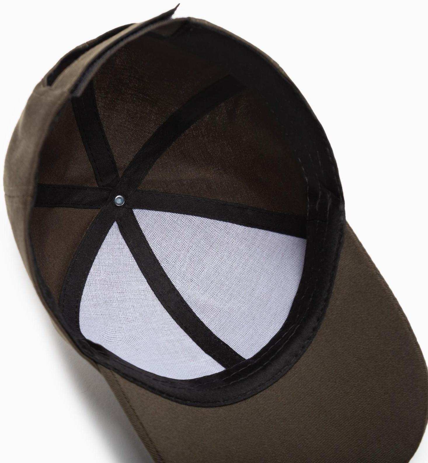 Бейсболка однотонная MINAKU, размер 58, цвет зеленый