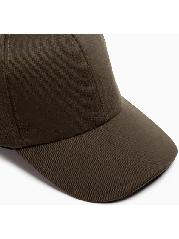 Бейсболка однотонная MINAKU, размер 58, цвет зеленый