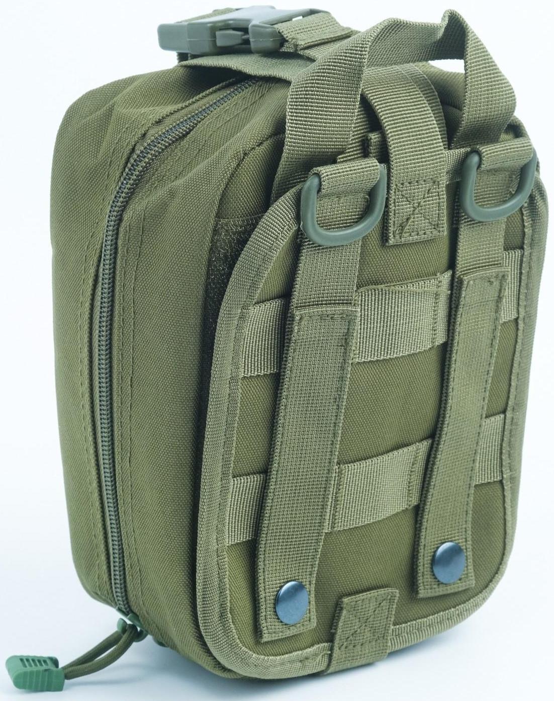 Подсумок медицинский, тактический, зеленый 20*15см