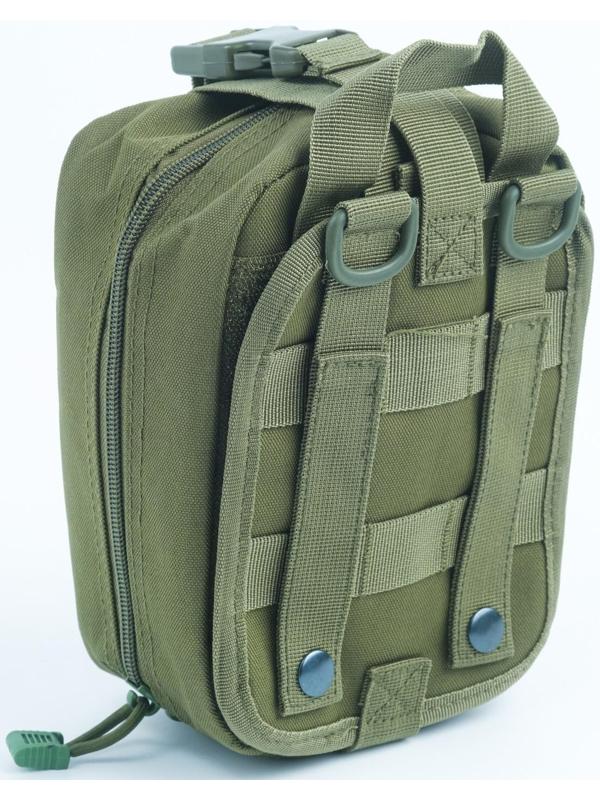 Подсумок медицинский, тактический, зеленый 20*15см