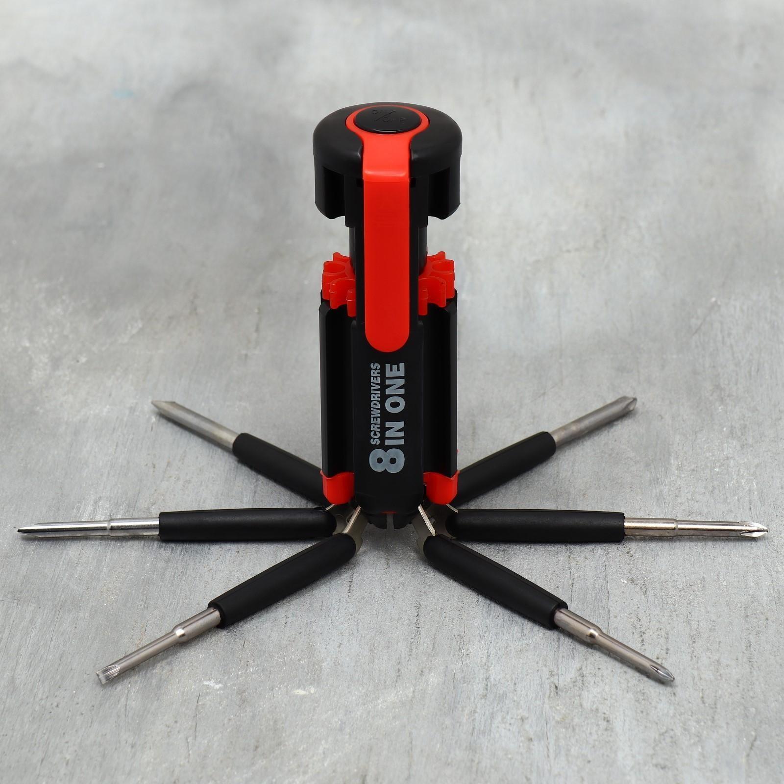 Набор автоаксессуаров 2 в 1 «Золотой водитель»: мультитул и фонарик на голову