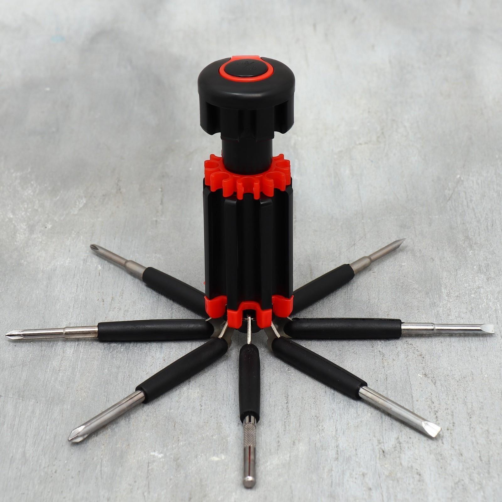 Набор автоаксессуаров 2 в 1 «Мастеру на все руки»: мультитул и фонарик на голову