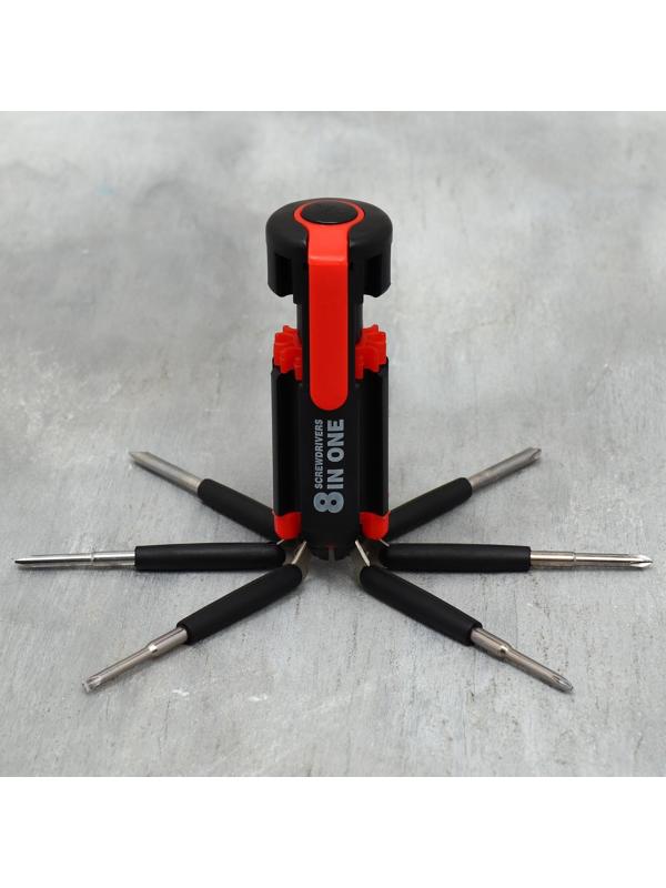 Набор автоаксессуаров 2 в 1 «Мастеру на все руки»: мультитул и фонарик на голову