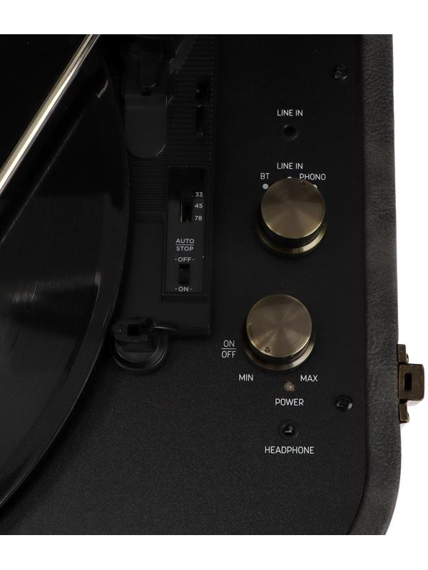 Проигрыватель виниловых дисков Ritmix LP-190B, 6 Вт, RCA, Jack 3.5, BT, серый