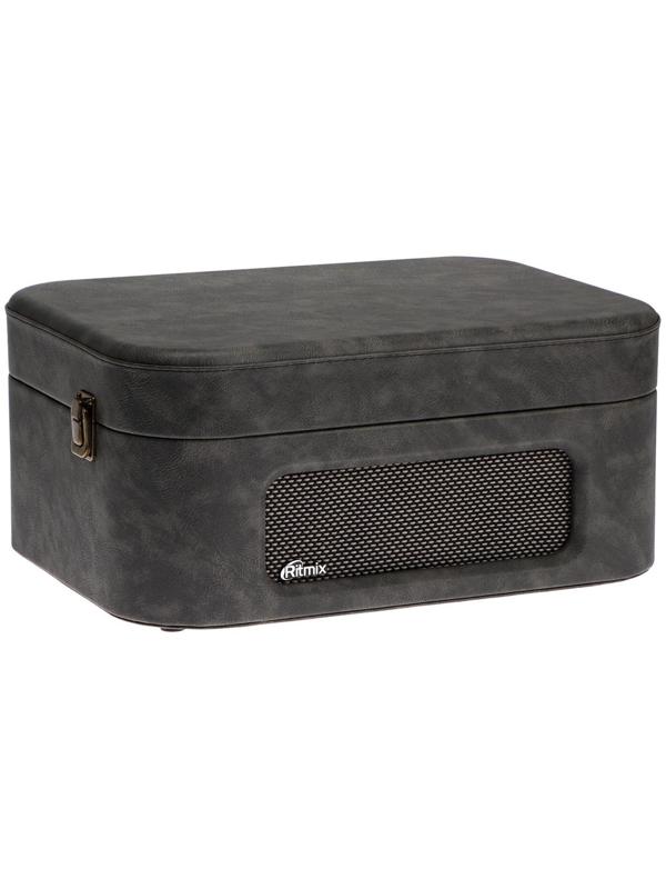 Проигрыватель виниловых дисков Ritmix LP-190B, 6 Вт, RCA, Jack 3.5, BT, серый