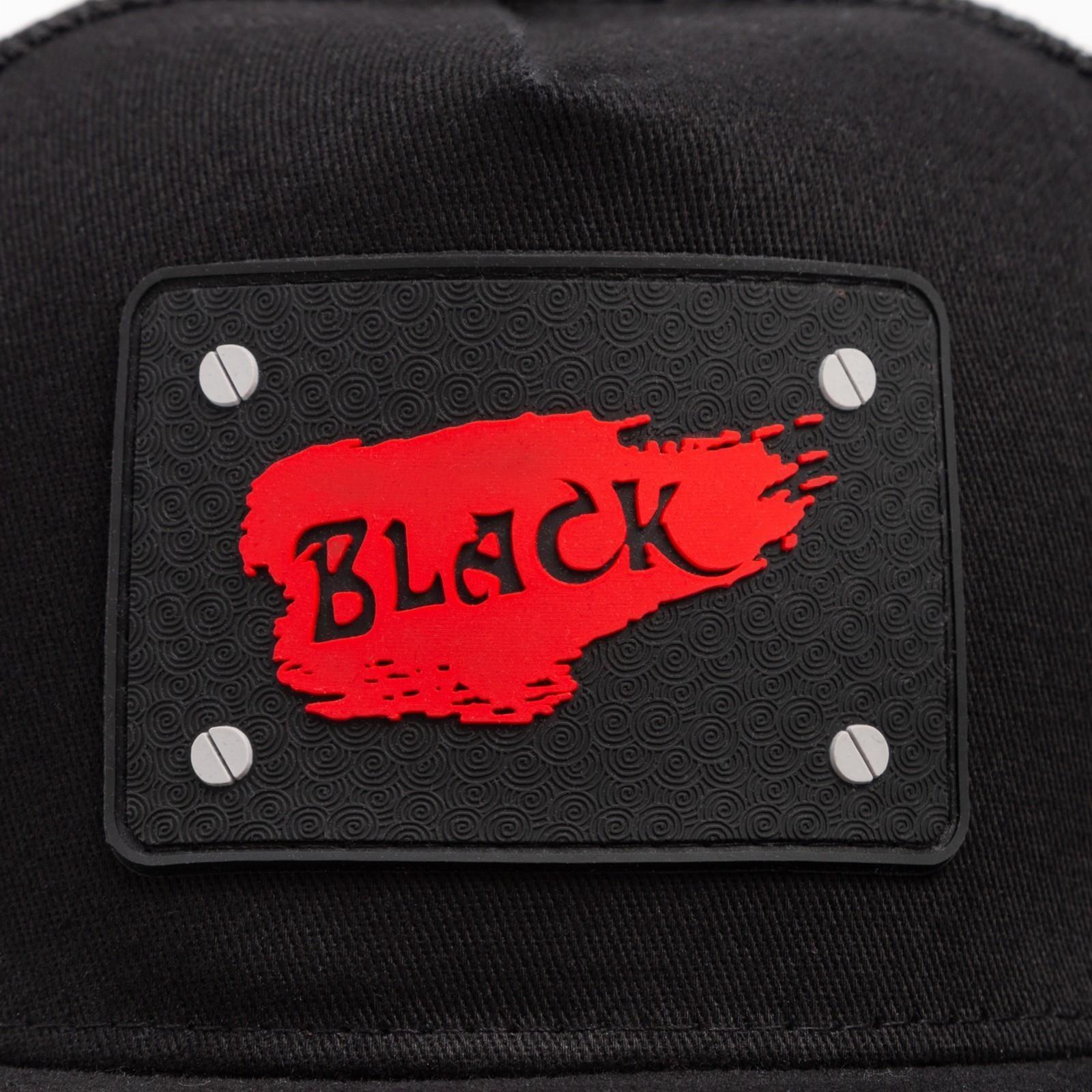 Бейсболка MINAKU с нашивкой цвет черный , размер 56-58