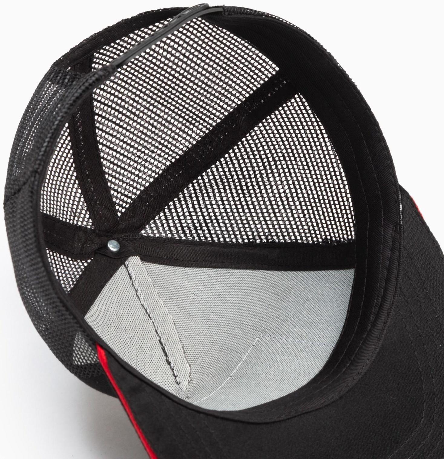 Бейсболка MINAKU с нашивкой цвет черный , размер 56-58