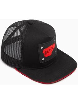 Бейсболка MINAKU с нашивкой цвет черный , размер 56-58