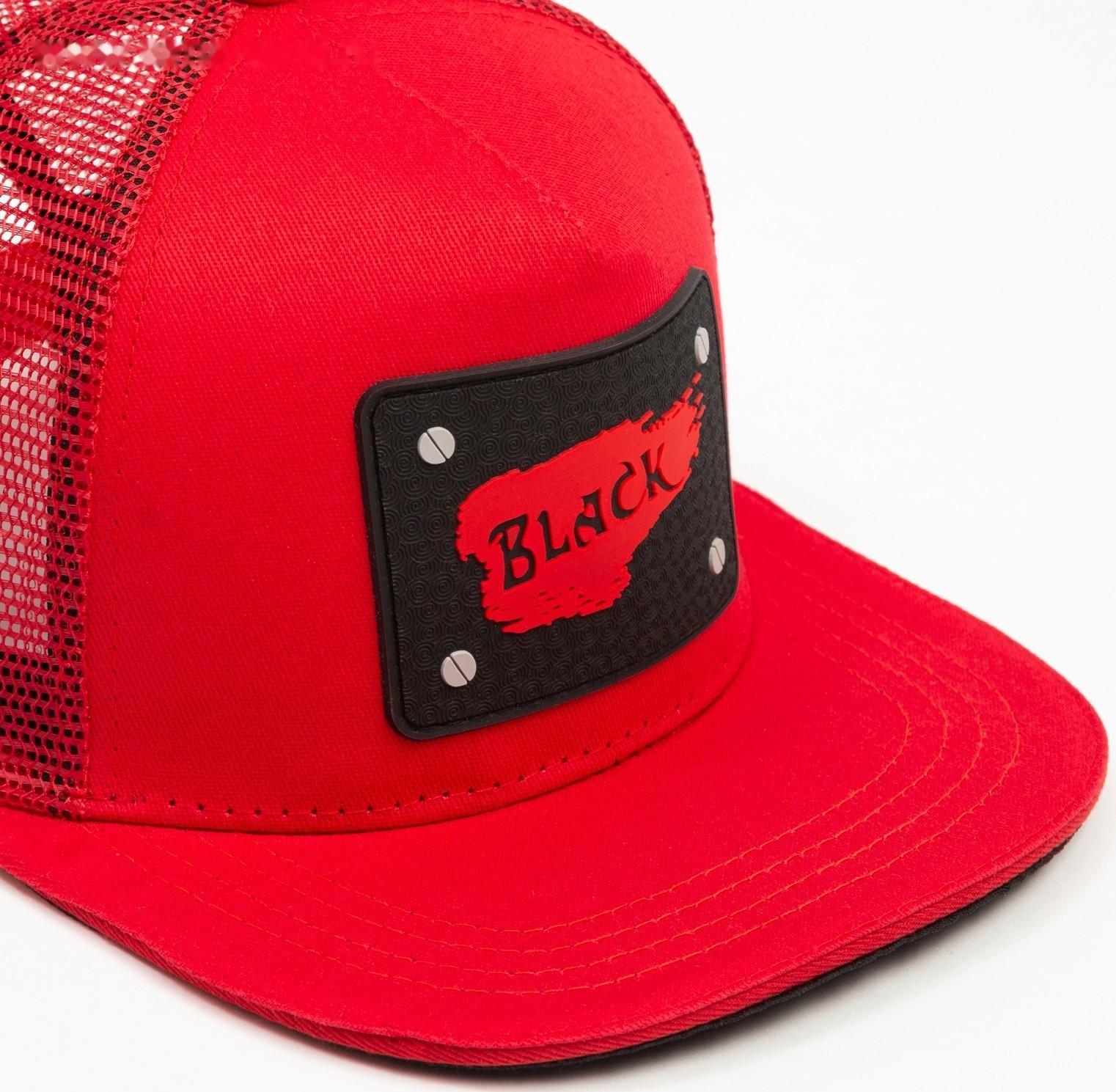 Бейсболка MINAKU с нашивкой цвет красный , размер 56-58