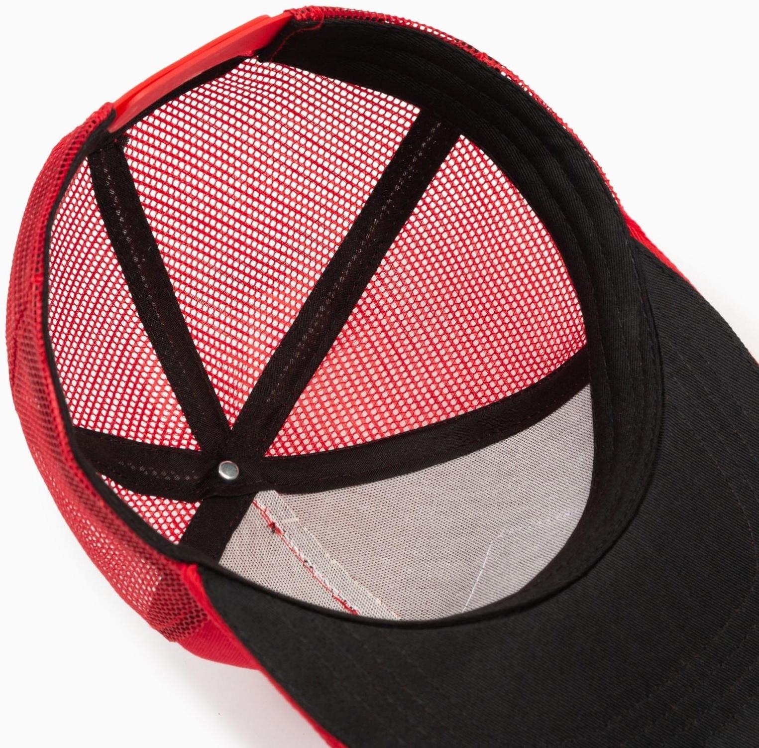 Бейсболка MINAKU с нашивкой цвет красный , размер 56-58