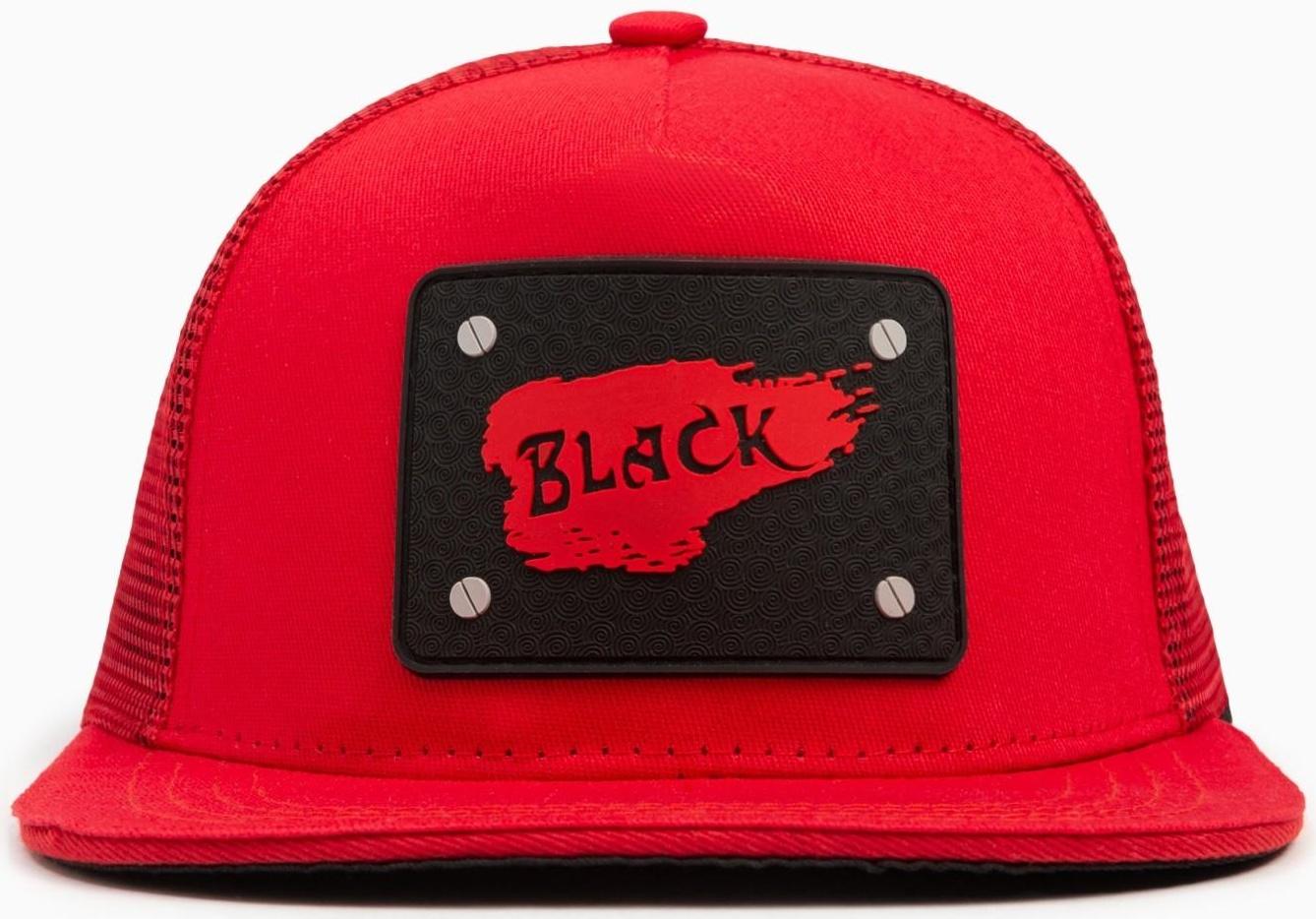 Бейсболка MINAKU с нашивкой цвет красный , размер 56-58