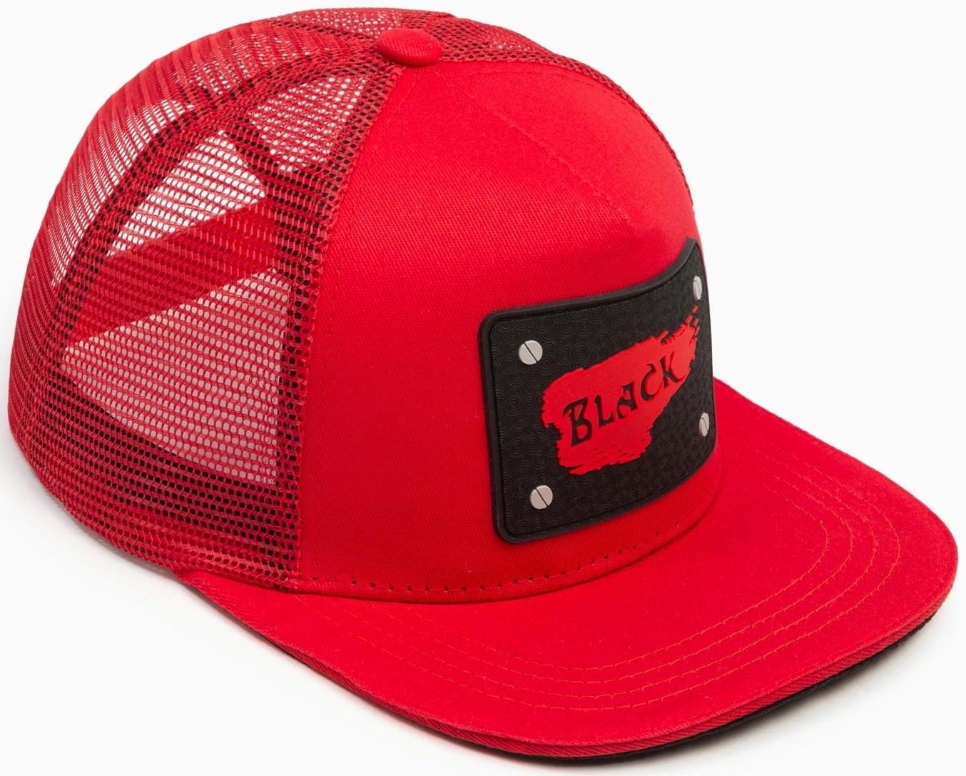 Бейсболка MINAKU с нашивкой цвет красный , размер 56-58