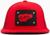 Бейсболка MINAKU с нашивкой цвет красный , размер 56-58