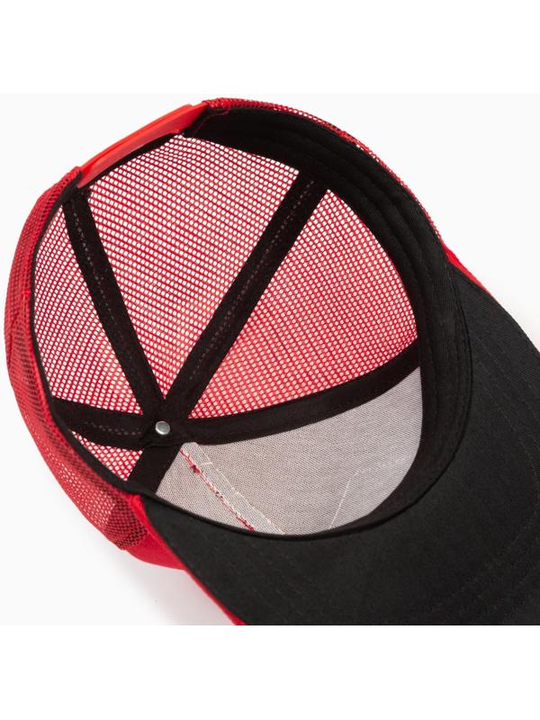 Бейсболка MINAKU с нашивкой цвет красный , размер 56-58