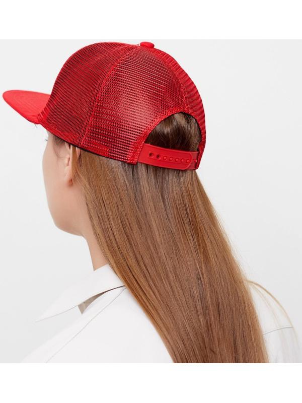 Бейсболка MINAKU с нашивкой цвет красный , размер 56-58