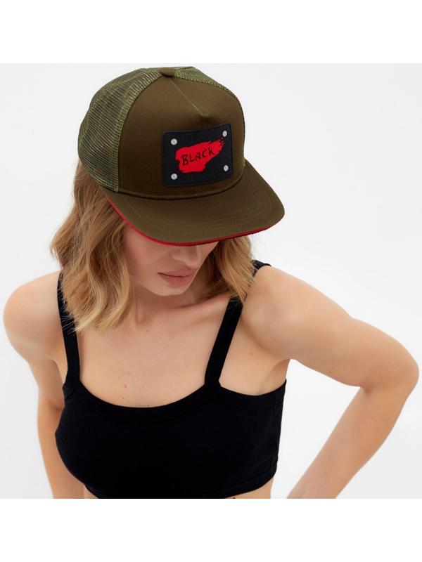 Бейсболка MINAKU с нашивкой цвет зеленый , размер 56-58