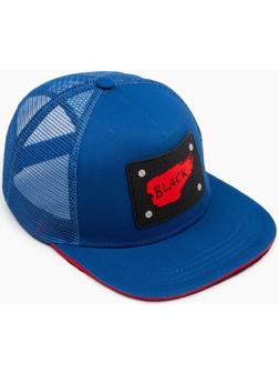 Бейсболка MINAKU с нашивкой цвет синий , размер 56-58