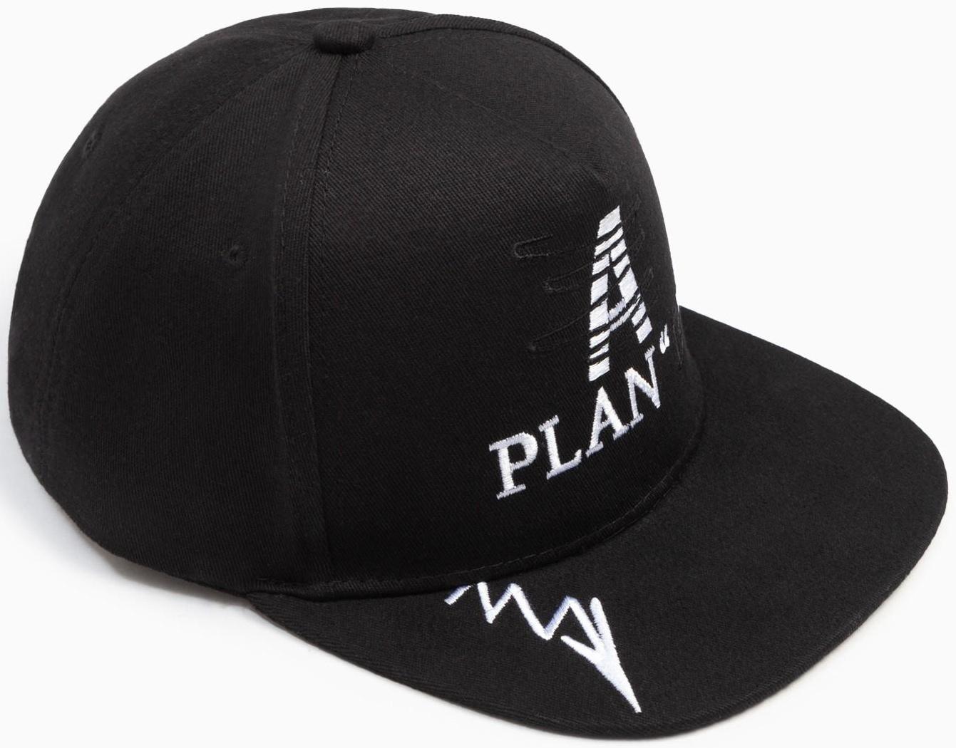 Бейсболка MINAKU с вышивкой цвет черный , размер 56-58