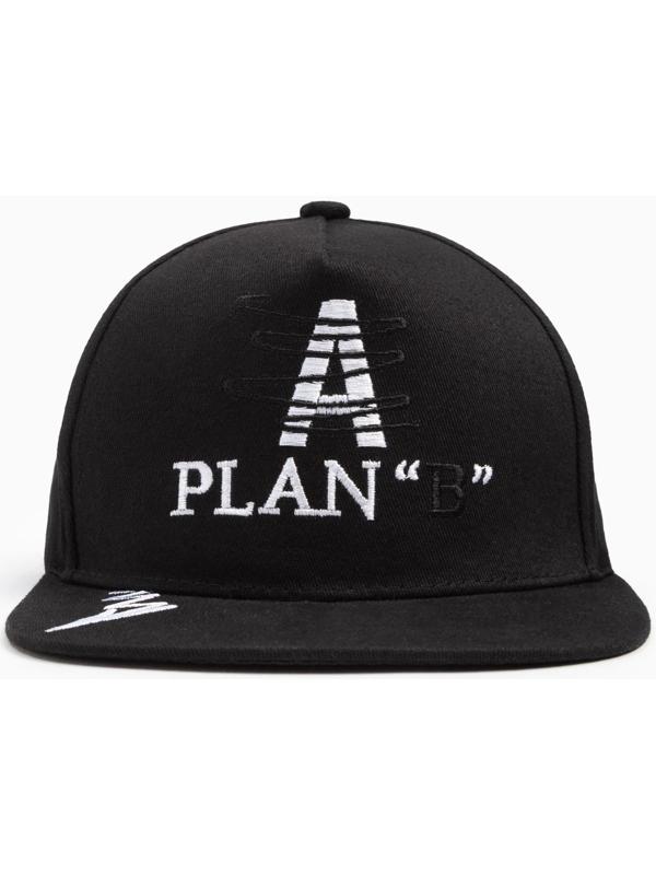 Бейсболка MINAKU с вышивкой цвет черный , размер 56-58