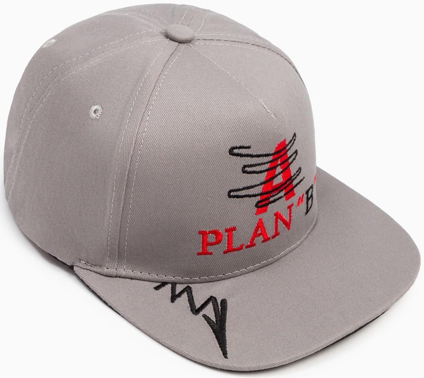 Бейсболка MINAKU с вышивкой цвет серый , размер 56-58