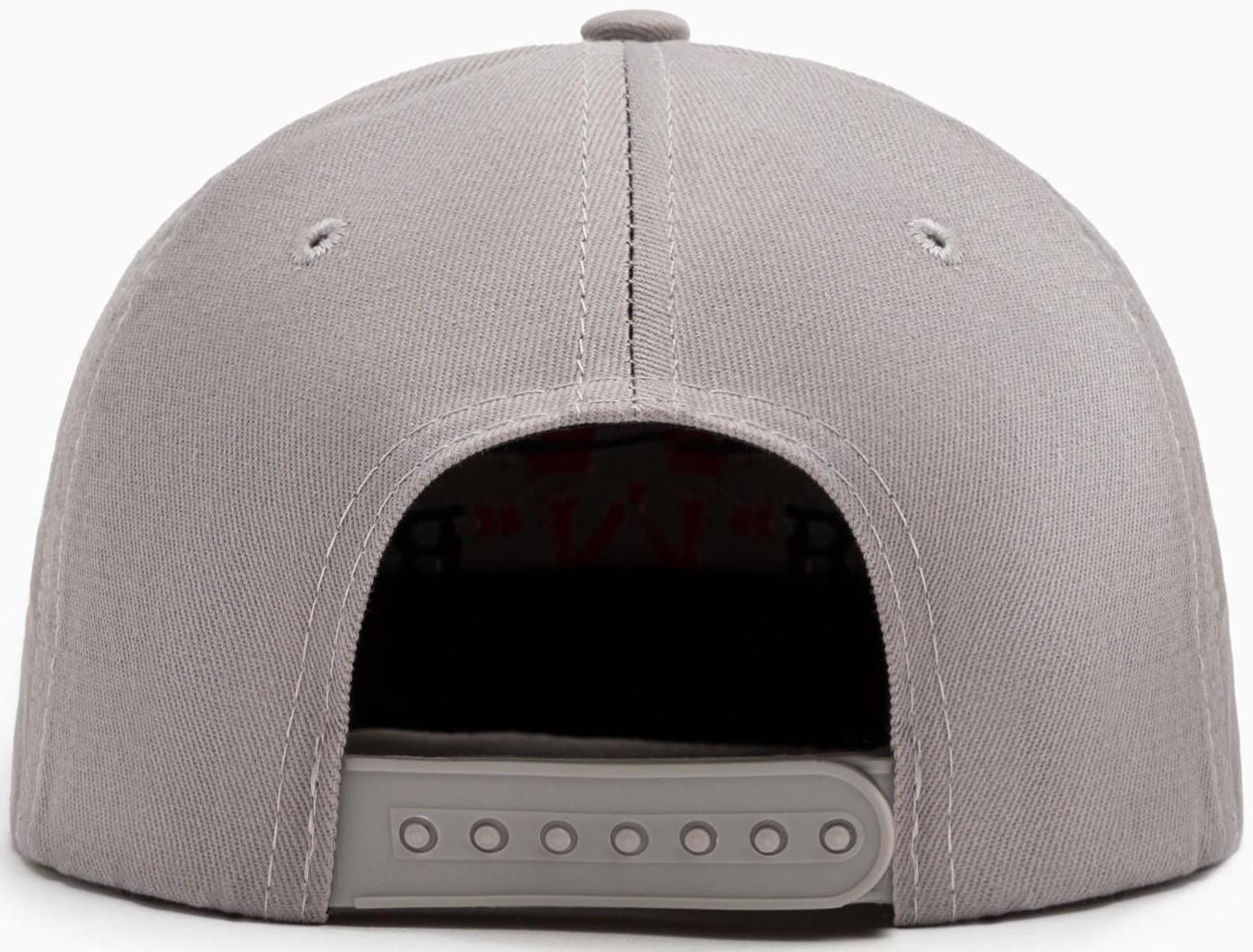 Бейсболка MINAKU с вышивкой цвет серый , размер 56-58