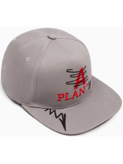 Бейсболка MINAKU с вышивкой цвет серый , размер 56-58