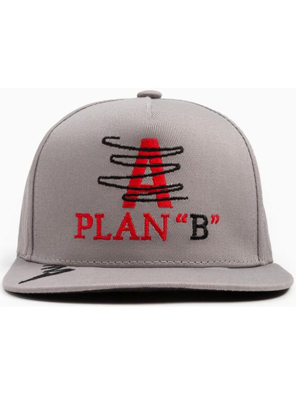 Бейсболка MINAKU с вышивкой цвет серый , размер 56-58