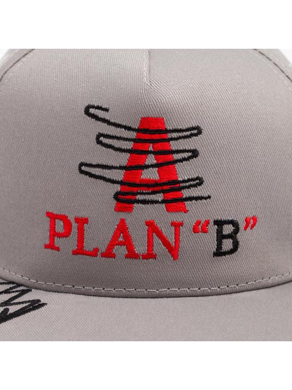 Бейсболка MINAKU с вышивкой цвет серый , размер 56-58