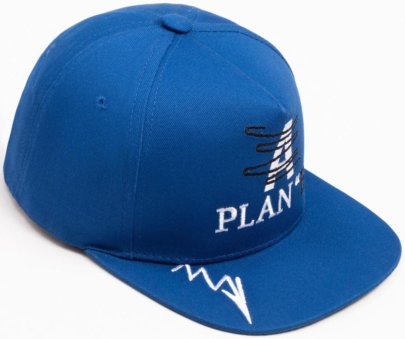 Бейсболка MINAKU с вышивкой цвет синий , размер 56-58