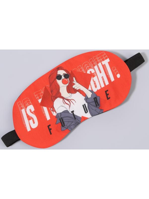 Маска для сна «ЧИКИ», 19 × 9,5 см, резинка одинарная, цвет МИКС