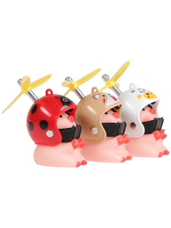 Свинка с пропеллером, цвет желтый, микс