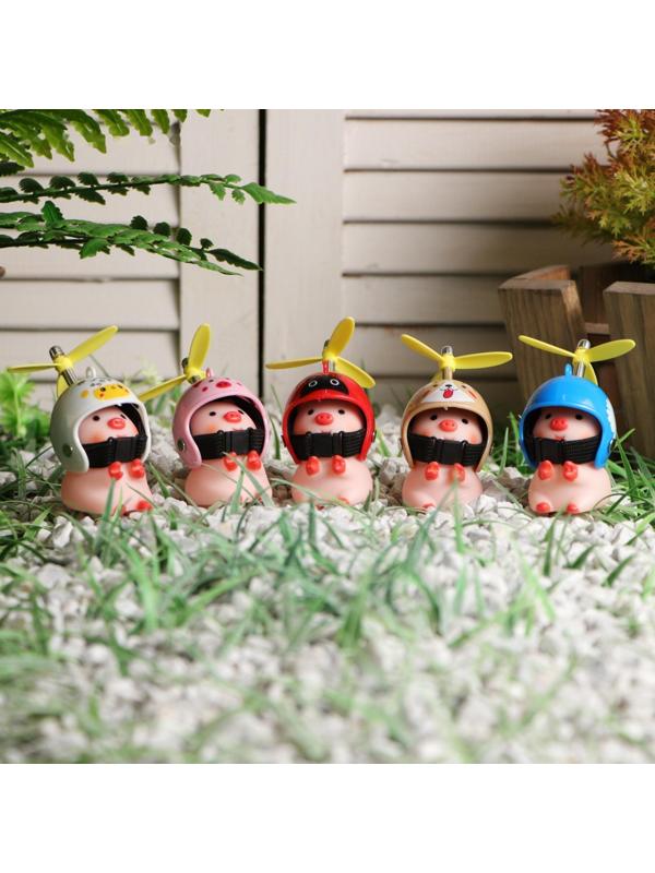 Свинка с пропеллером, цвет желтый, микс