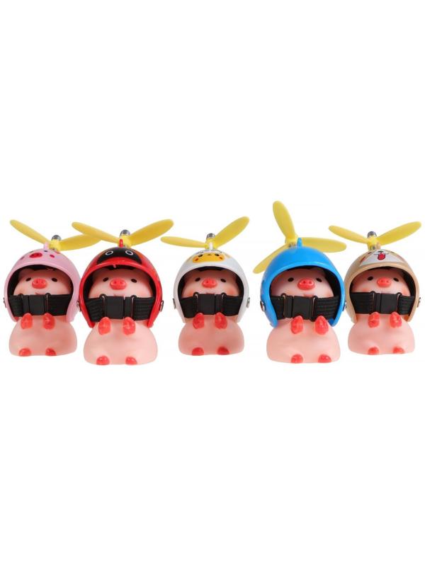 Свинка с пропеллером, цвет желтый, микс