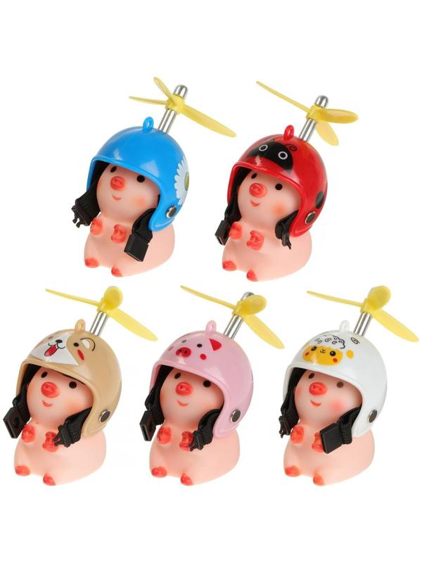 Свинка с пропеллером, цвет желтый, микс