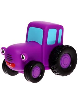 Игрушка для ванны «Синий трактор», цвет розовый, 10 см