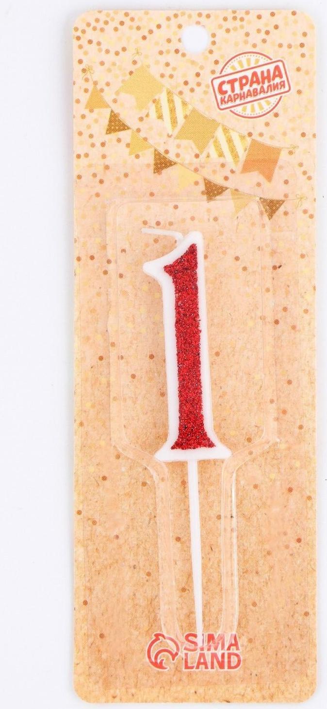 Свеча в торт на шпажке 