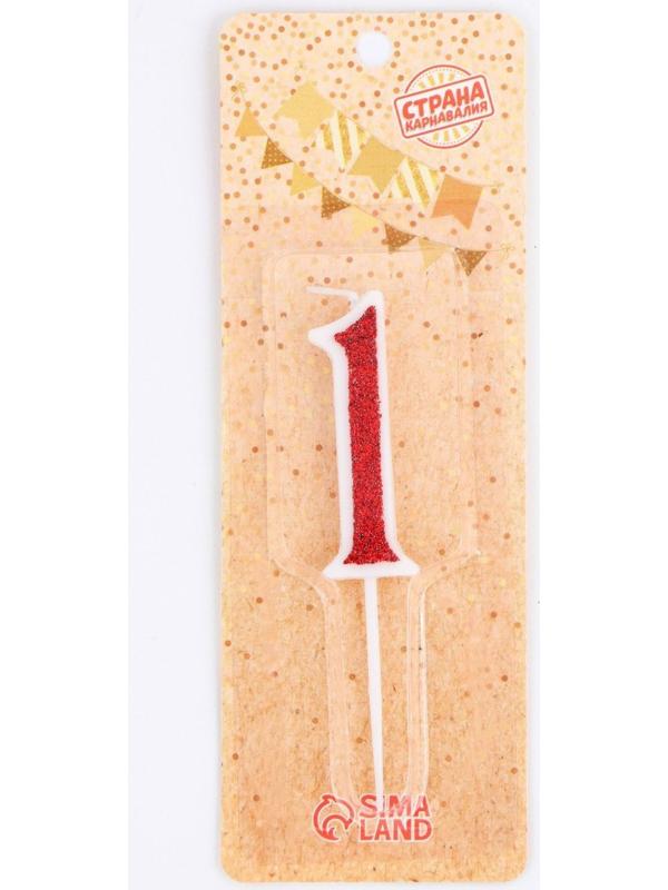 Свеча в торт на шпажке 