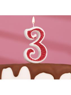 Свеча в торт на шпажке 