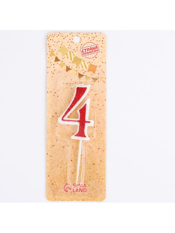 Свеча в торт на шпажке 