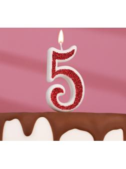 Свеча в торт на шпажке 