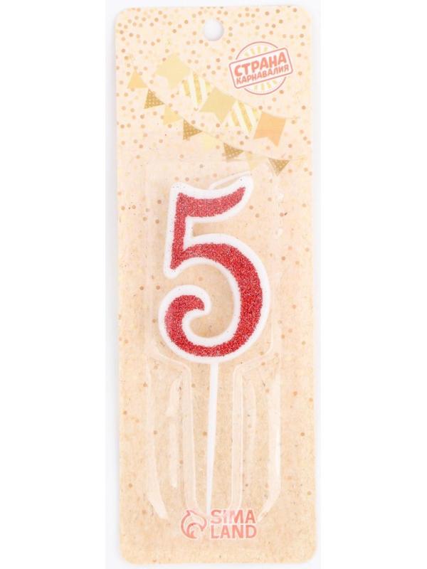 Свеча в торт на шпажке 