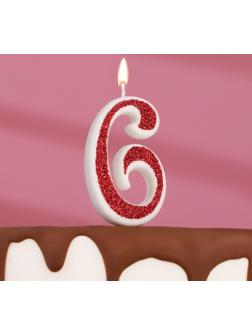 Свеча в торт на шпажке 