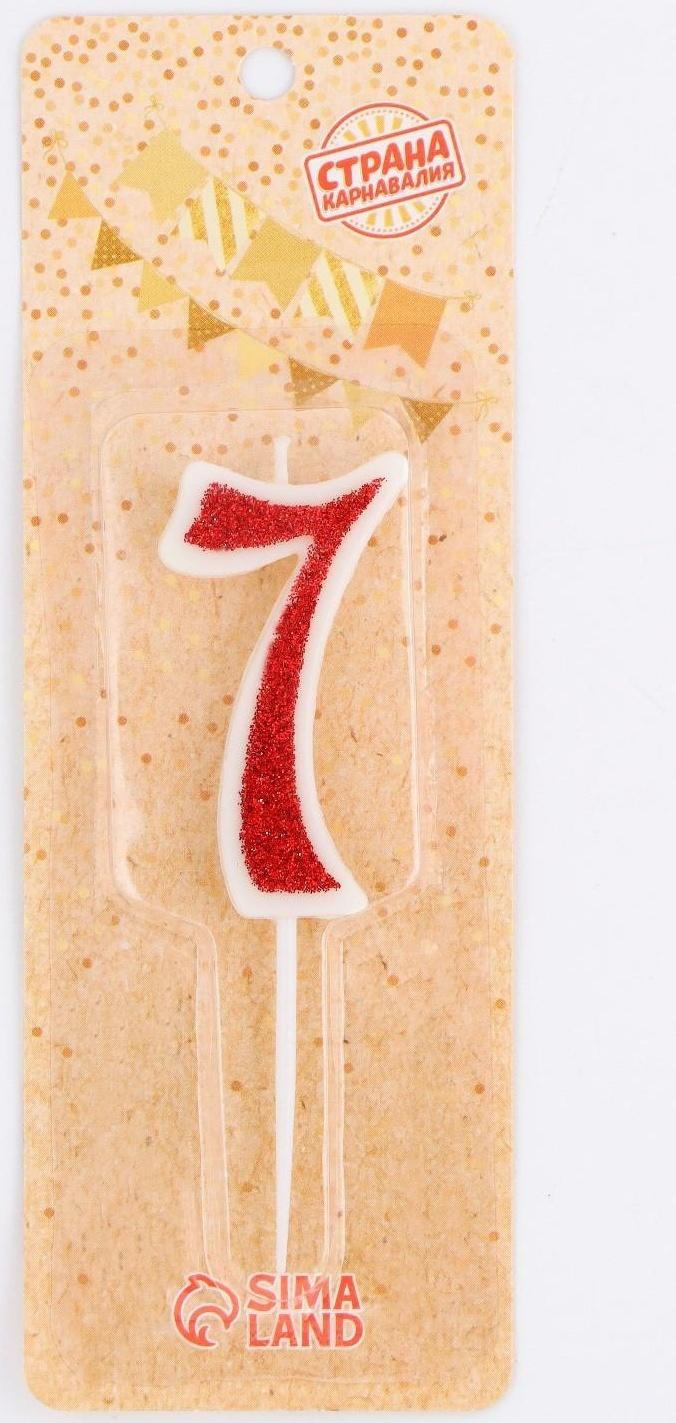 Свеча в торт на шпажке 