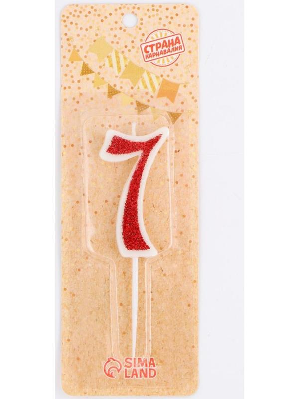 Свеча в торт на шпажке 