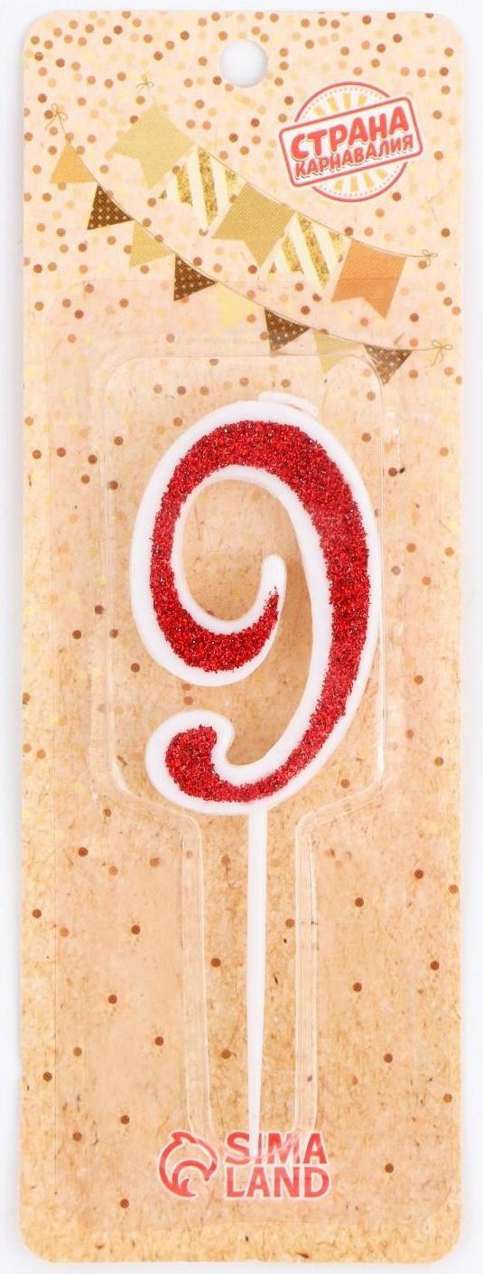 Свеча в торт на шпажке 