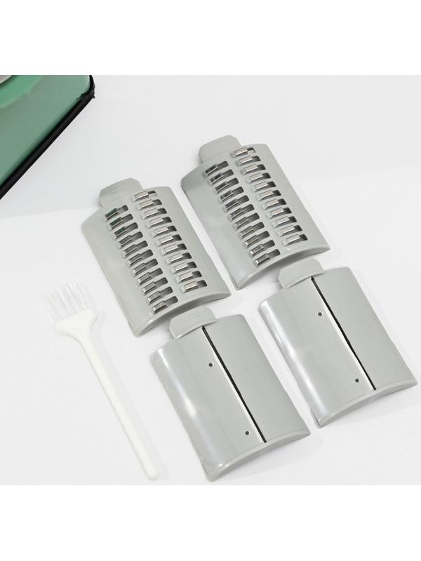 Многофункциональный кухонный комбайн «Ласи», 4 насадки, щётка, цвет зелёный