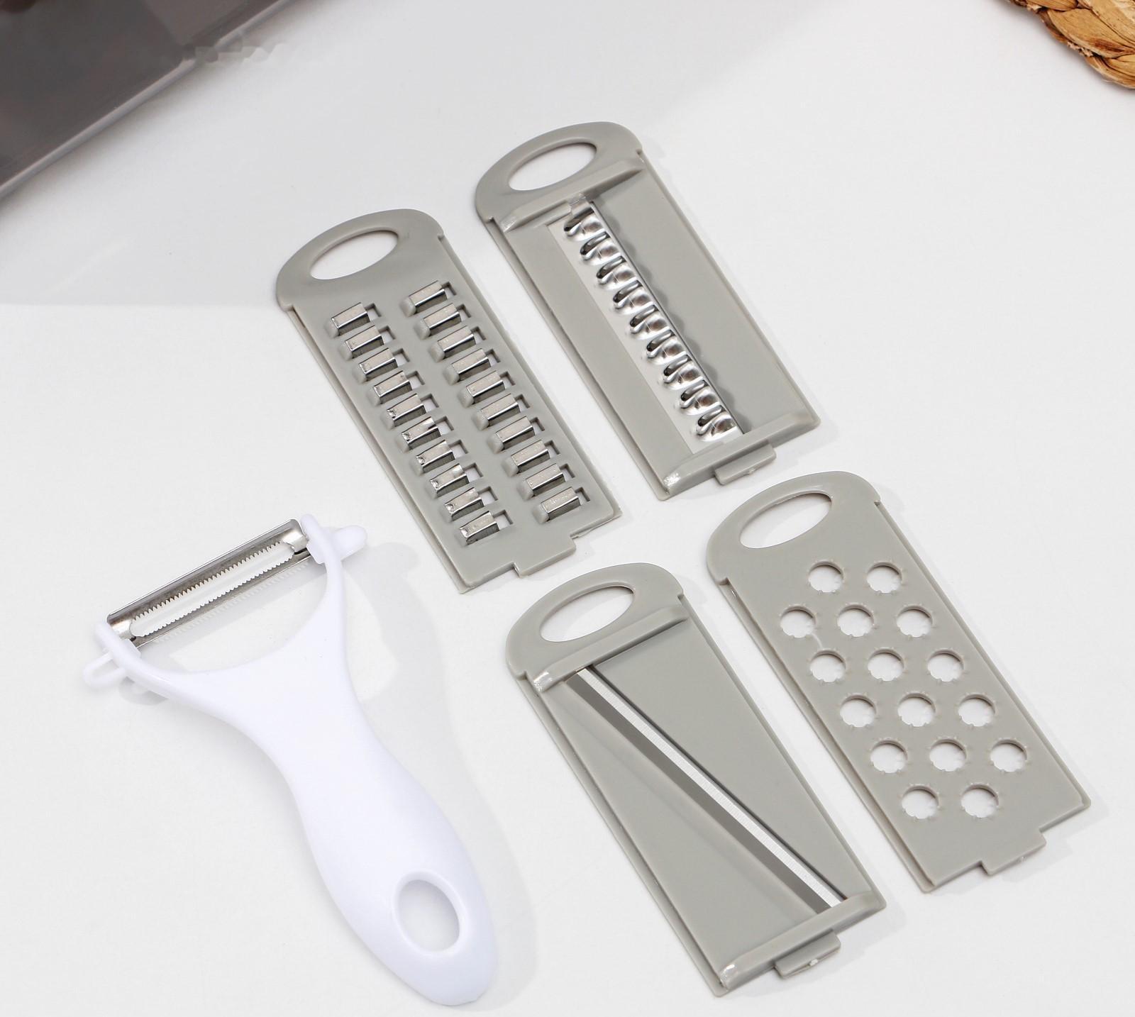 Многофункциональный кухонный комбайн «Элеганс», 4 насадки, овощечистка