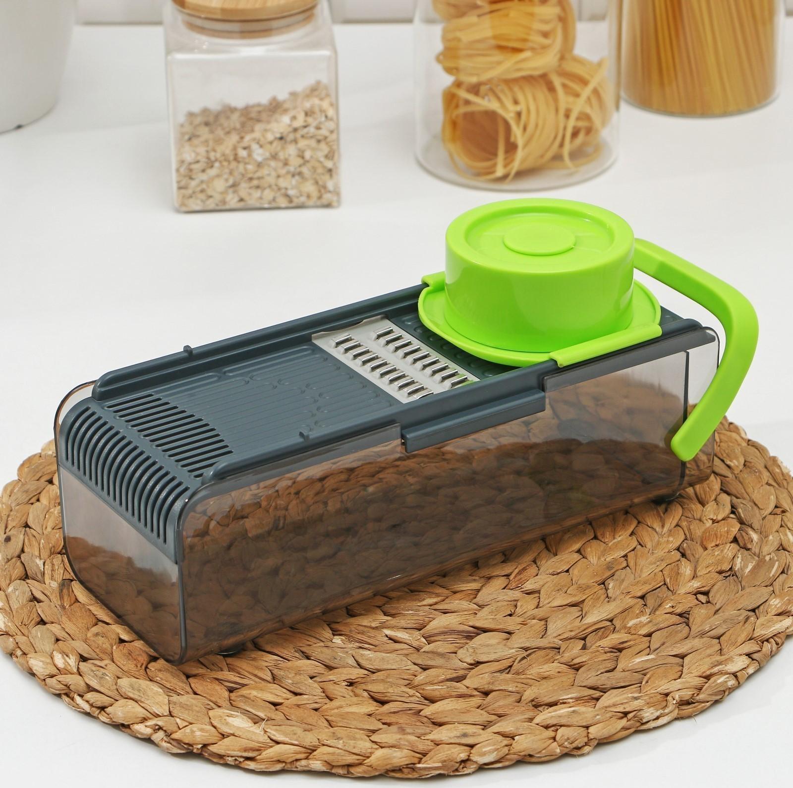 Многофункциональный кухонный комбайн «Элеганс», 4 насадки, овощечистка