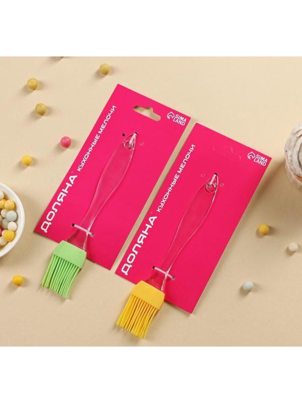 Кисть Доляна «Лёд», 16,5×3×0,9 см, цвет МИКС